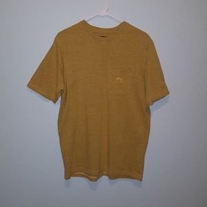 Mustard Yellow Stussy Pocket Tee